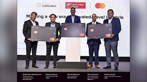 IDFC FIRST Bank Collaborates With Mastercard & Club Vistara to Launch Travel Credit Card 