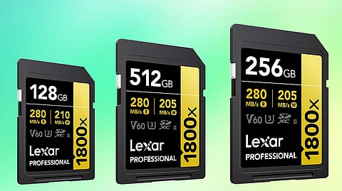 Lexar Unveils New Professional 1800x SDXC UHS-II Card GOLD Series