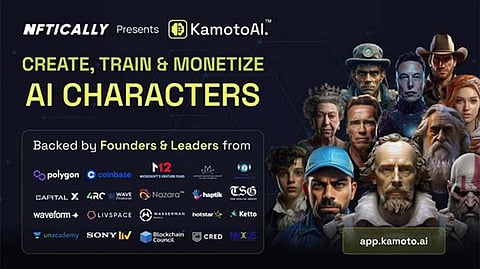 NFTICALLY Rolls Out Kamoto.AI, a SaaS Platform to Create AI Characters