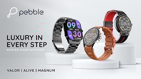 Pebble Introduces Three New AMOLED Smartwatches Alive, Magnum & Cosmos Valor