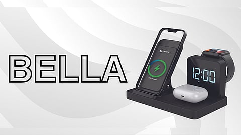 Portronics Launches Bella, A 3-in-1 Wireless Charger Featuring Digital Alarm Clock 