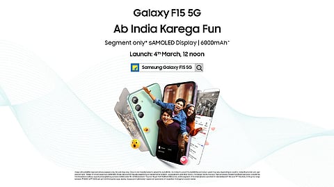 Samsung Galaxy F15 5G Launching in India on March 4