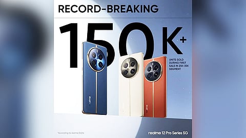 Realme 12 Pro Series 5G Hits 150K Sales Milestone in First Sale