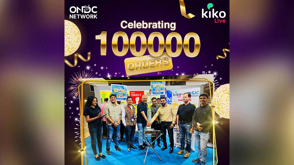 Kiko Live Celebrates Milestone: Processes Over 100,000 Orders on ONDC Network