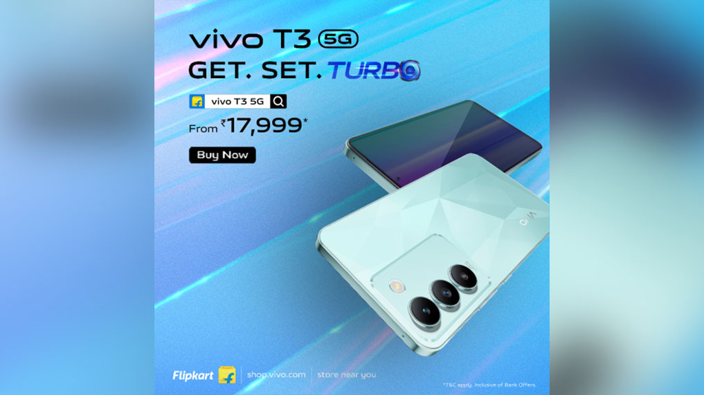 Vivo T3 5G Goes on Sale: A Perfect Blend of Performance and Style