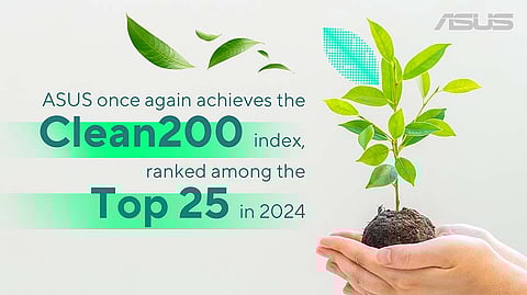 ASUS Ranked Among Top 25 in 2024 Clean200 for Sustainable Practices