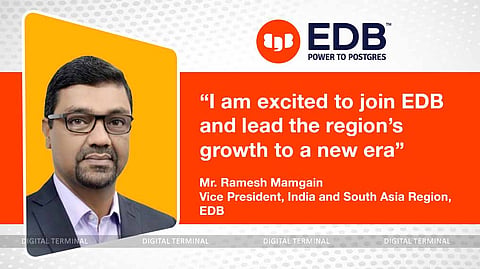 EDB Appoints Ramesh Mamgain as Vice President for the India and South Asia Region