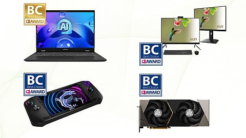 MSI Wins 5 Prestigious COMPUTEX 2024 Best Choice Golden Awards