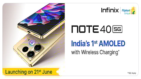Infinix Note 40 5G to Launch with 120 Hz AMOLED display and Wireless Charging