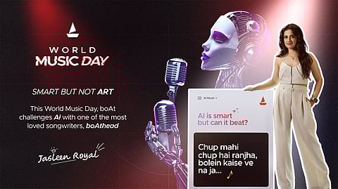 boAt Challenges AI with Musical Genius Jasleen Royal on World Music Day