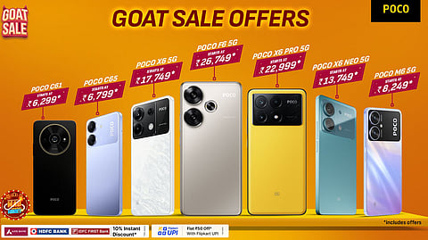 POCO Launches Special Discounts on Top Smartphones During Flipkart & Amazon Sale 