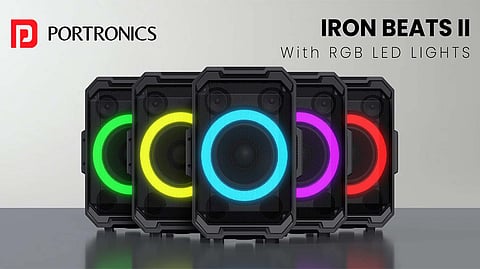 Portronics Launches All-new Iron Beats II Party Speaker 