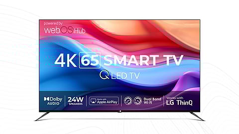 Daiwa Launches 4K UHD QLED TVs with LG webOS Hub 2.0 and Dolby Audio
