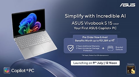 ASUS Vivobook S 15 Now Available for Pre-Order in India