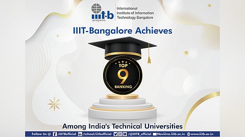 IIIT-Bangalore Ranked 9th Among India's Top Technical Universities 