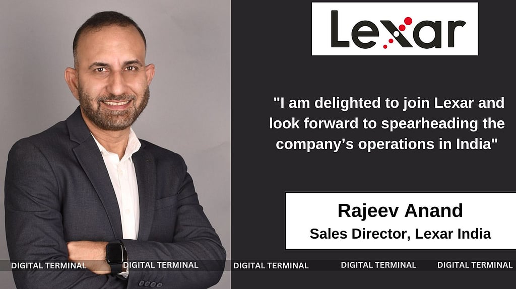 Lexar On boards Rajeev Anand as Sales Director for India