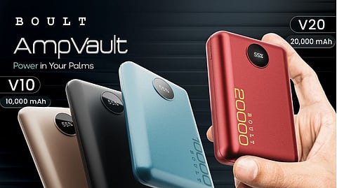 BOULT Launches AmpVault V10 & V20 Power Banks with Advanced Protection