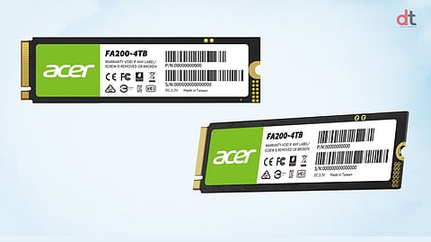 Acer FA200 SSD Redefines High-Speed Storage with 7200 MB/s Read Speeds and 4TB Capacity