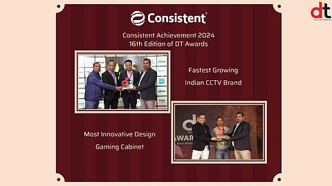 Consistent Infosystems Clinches Two Prestigious Awards at the 16th DT Awards 2024