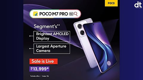 POCO M7 Pro 5G Goes on Sale on Flipkart with AMOLED Display