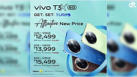 Grab the vivo T3x 5G at Exciting New Prices Across India
