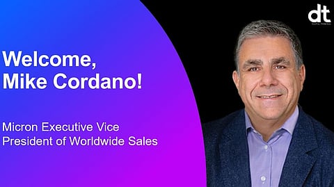 Micron Appoints Mike Cordano as its New Executive Vice President of Global Sales