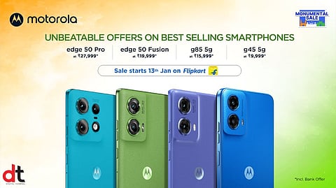 Motorola Slashes Prices on Top Smartphones for Flipkart Monumental Sale 