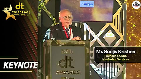 SANJEEV KRISHEN, CMD, Iris Global Services | Keynote Speech at DT AWARDS 2024