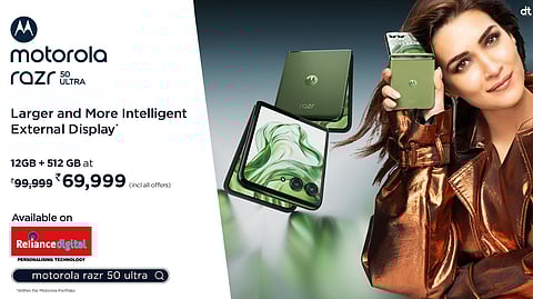 Motorola Razr 50 Ultra price drops to ₹69,999 at Reliance Digital