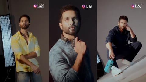 U&i Features Shahid Kapoor in Vibrant Digital Campaign for Latest Products