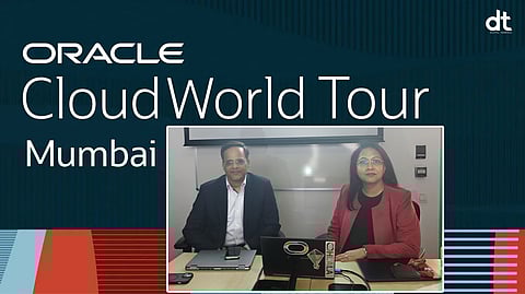 L to R: Shailesh Singla, Vice President, Cloud Applications, Oracle India & Premalakshmi PR , Vice President, Technology Cloud, Oracle India