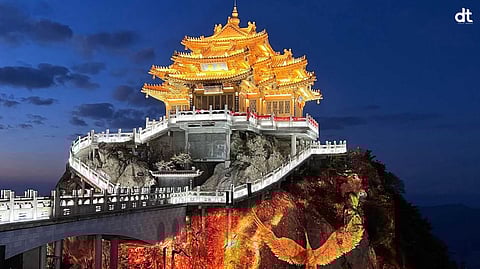 Christie Crimson Laser Projectors Illuminate Mount Laojun’s Golden Summit
