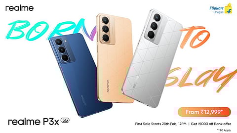 Realme P3x 5G to Go on Sale from February 28 – Get Yours at INR 12,999