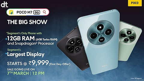 POCO M7 5G Launched in India with 12GB RAM at Just ₹9,999