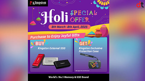 Kingston Makes Holi Brighter with Free Protection Case on SSDs