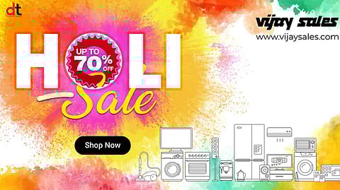Vijay Sales Announces Up to 70% Off on Electronics for Holi Celebration