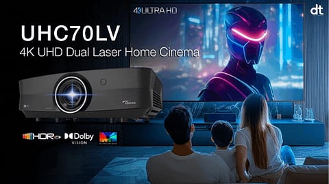 Optoma unveils UHC70LV the first 5000lm Dolby Vision 4K UHD laser projector