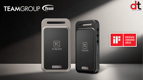 TEAMGROUP T-CREATE P31 Portable SSD Wins Prestigious 2025 iF Design Award