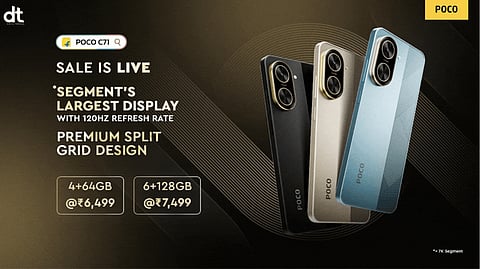 POCO C71 Goes on Sale on Flipkart with Power-Packed Specs