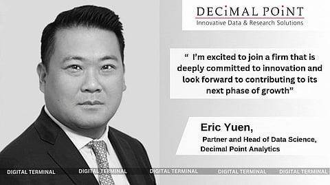 Decimal Point Analytics Appoints Eric Yuen as Partner and Head of Data Science