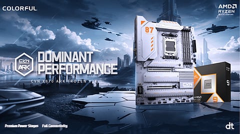 COLORFUL Launches CVN X870 ARK FROZEN Motherboard for Ryzen 9000 CPUs