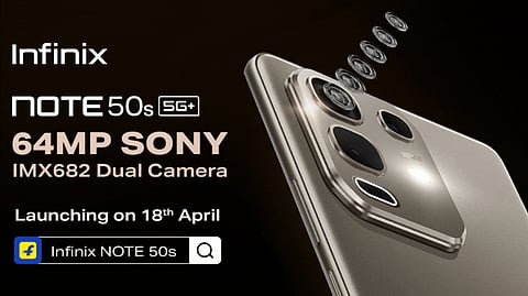 Infinix Note 50s 5G+ to Launch on April 18 with 64MP Sony Camera