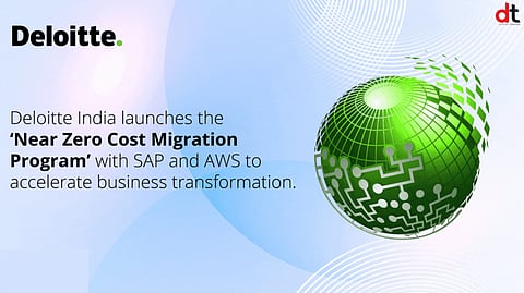 Deloitte India Launches Near Zero Cost Migration Programme with SAP and AWS