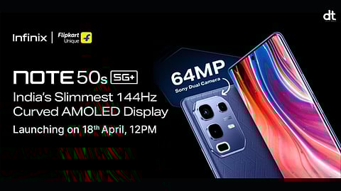 Infinix Launches NOTE 50s 5G+ with MediaTek Dimensity 7300 and 64MP Sony Camera