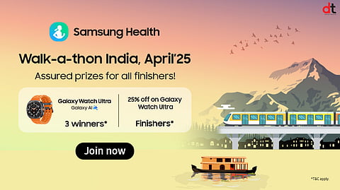 Samsung Launches Walk-a-thon India 2.0 with Galaxy Watch Ultra Prizes