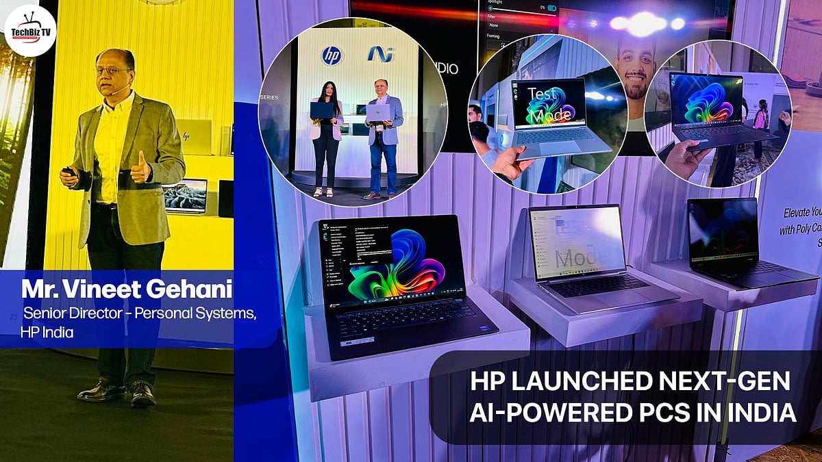 Vineet Gehani Launches New AI-Powered HP PCs in India 🚀