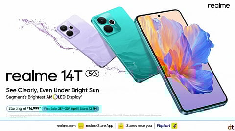 Realme Launches 14T 5G with 120Hz AMOLED Display