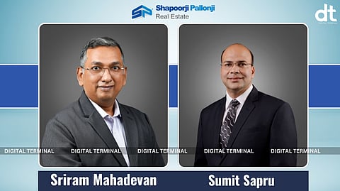 Shapoorji Pallonji Real Estate Appoints Sriram S. Mahadevan And Sumit Sapru As Co-CEOs