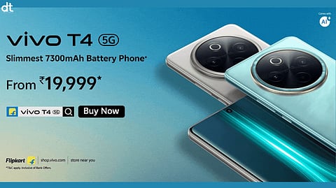 Vivo T4 5G Goes Live on Flipkart and Retail Stores with Special Launch Offers
