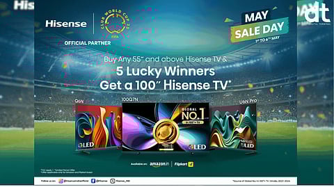 Hisense Celebrates May Day with Grand Giveaway of 100” Smart TVs